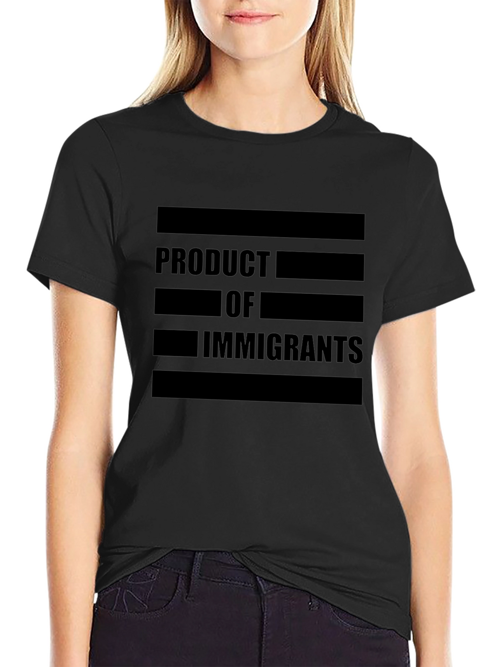 Product of Immigrants Graphic Tee - Black