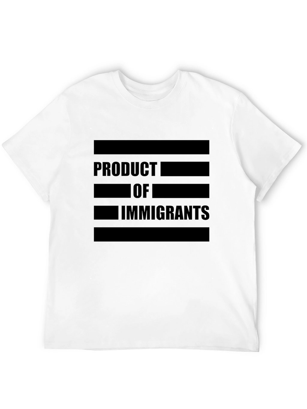 Product of Immigrants Graphic Tee - Black