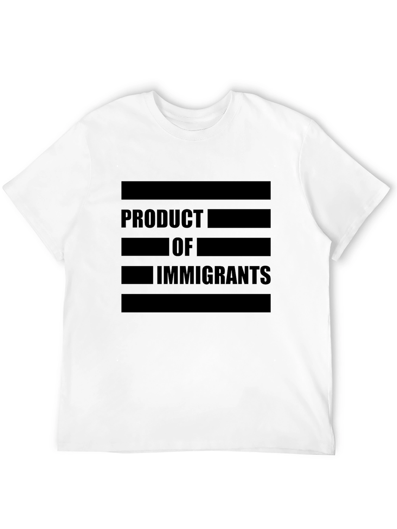 Product of Immigrants Graphic Tee - Black