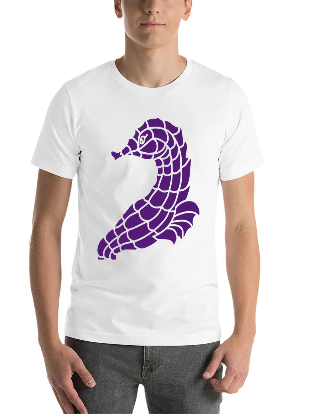 Seahorse Casual Graphic T-Shirt – Simple And Comfortable Daily Wear