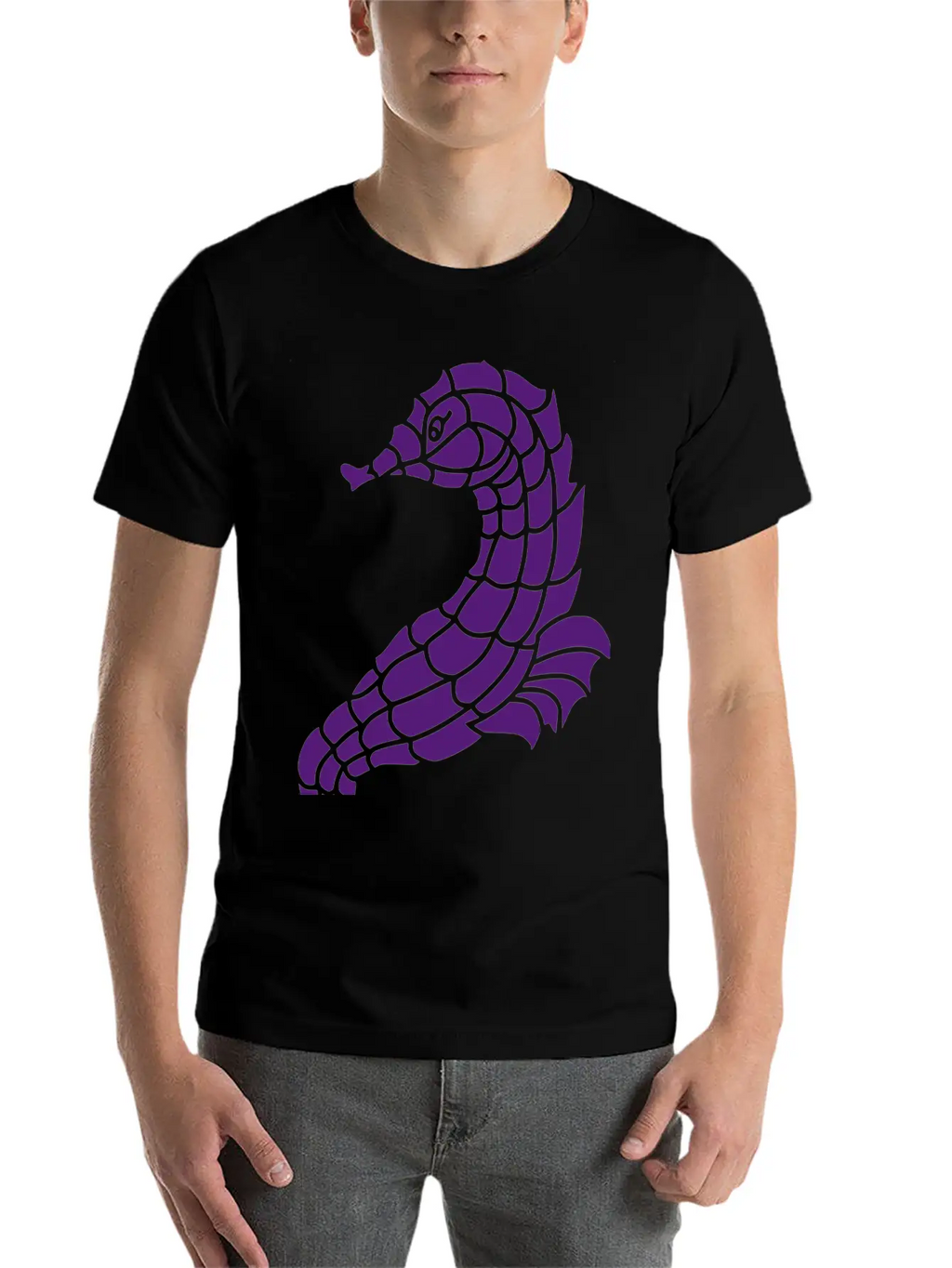 Seahorse Casual Graphic T-Shirt – Simple And Comfortable Daily Wear