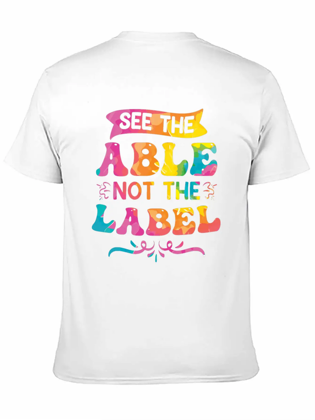 See The Able Not The Label Essential Cotton Tee For Daily Outfits – Unisex Style