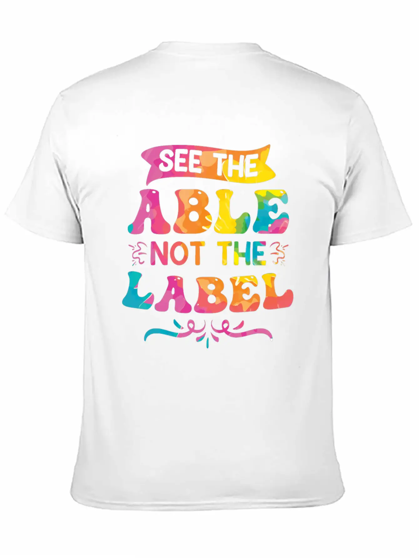 See The Able Not The Label Essential Cotton Tee For Daily Outfits – Unisex Style