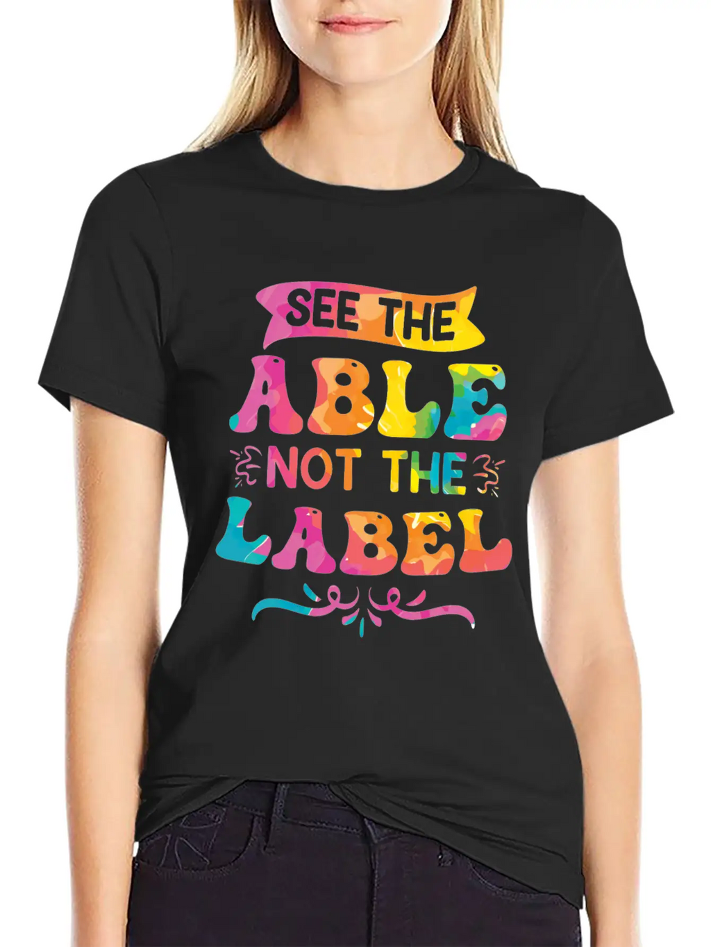 See The Able Not The Label Essential Cotton Tee For Daily Outfits – Unisex Style