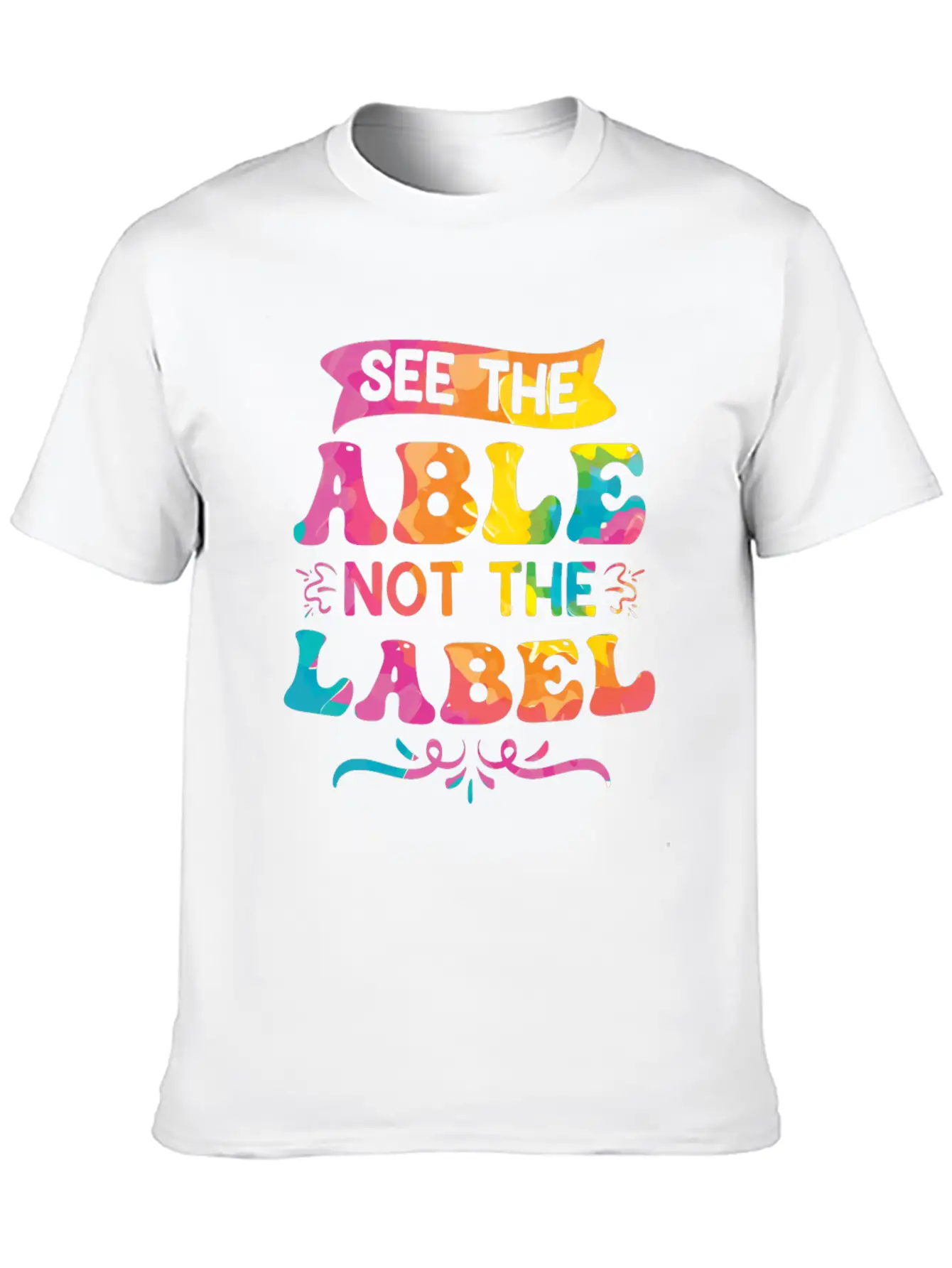 See The Able Not The Label Essential Cotton Tee For Daily Outfits – Unisex Style