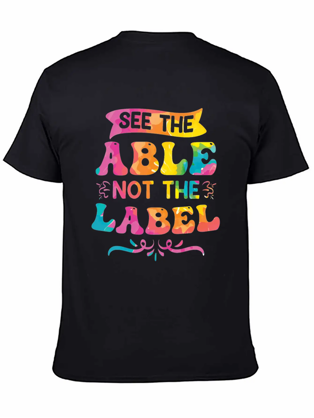 See The Able Not The Label Essential Cotton Tee For Daily Outfits – Unisex Style