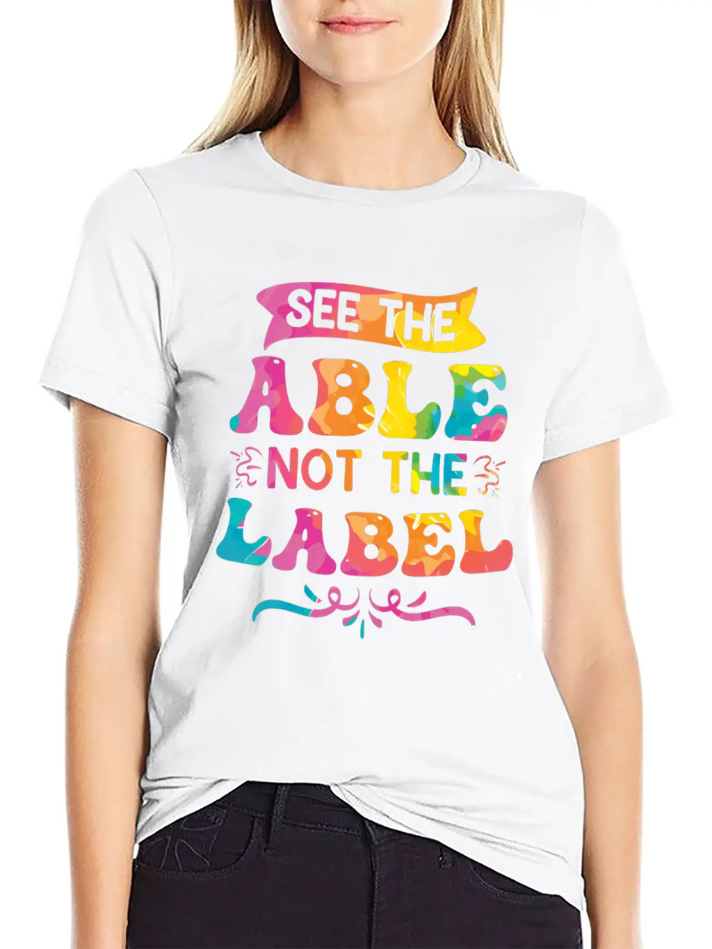 See The Able Not The Label Essential Cotton Tee For Daily Outfits – Unisex Style