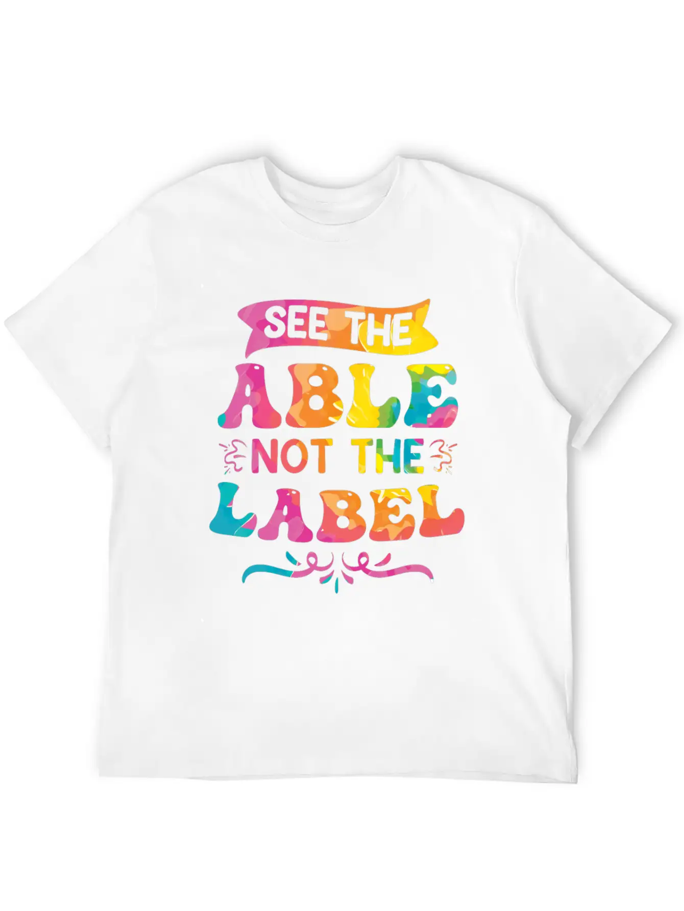 See The Able Not The Label Essential Cotton Tee For Daily Outfits – Unisex Style