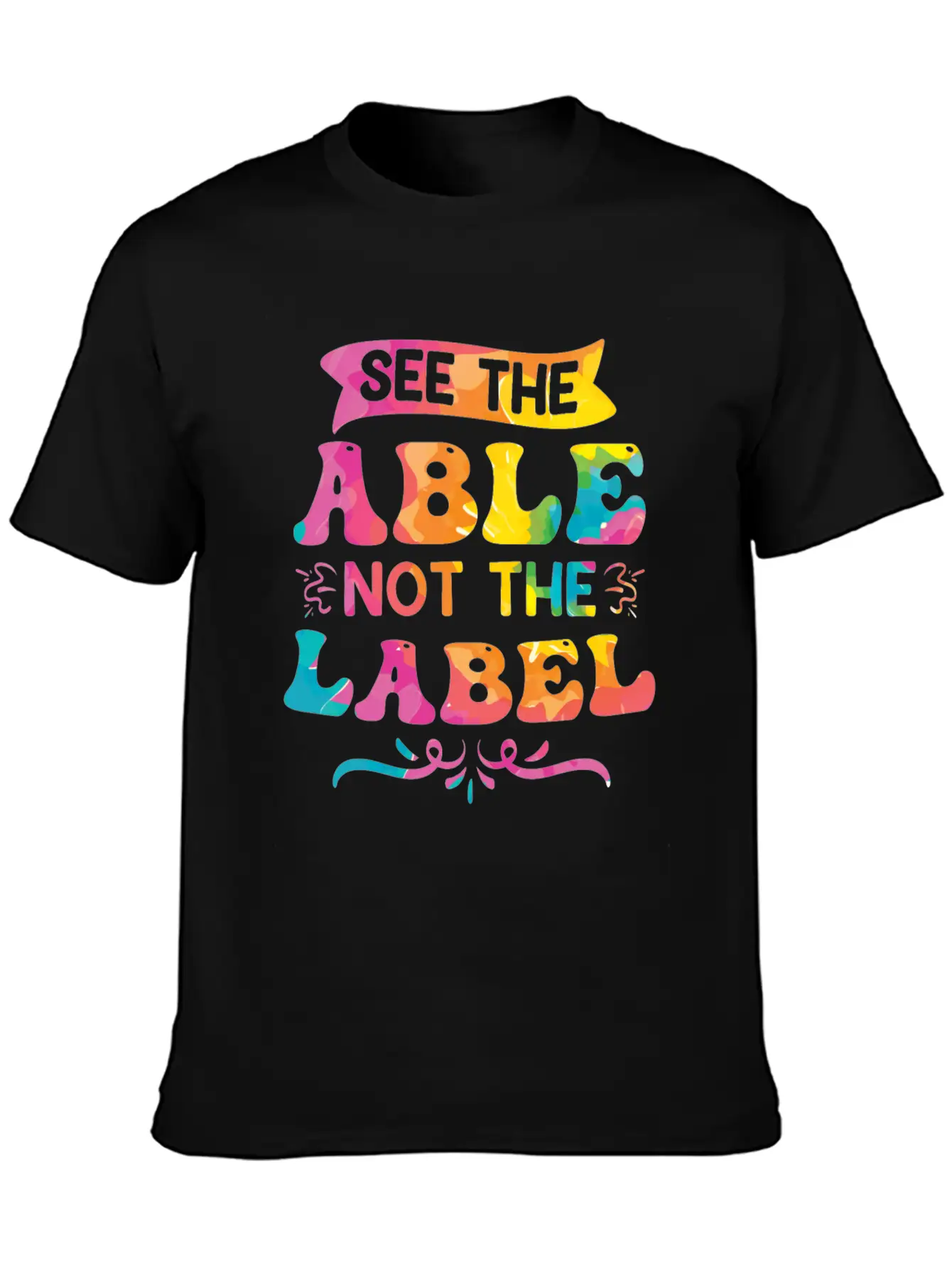 See The Able Not The Label Essential Cotton Tee For Daily Outfits – Unisex Style