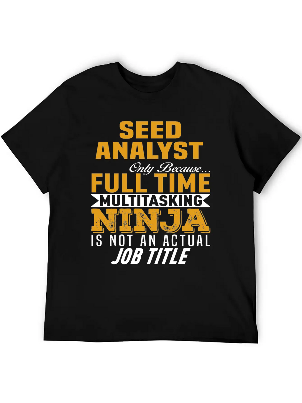 Seed Analyst Casual Graphic T-Shirt – Simple And Comfortable Daily Wear