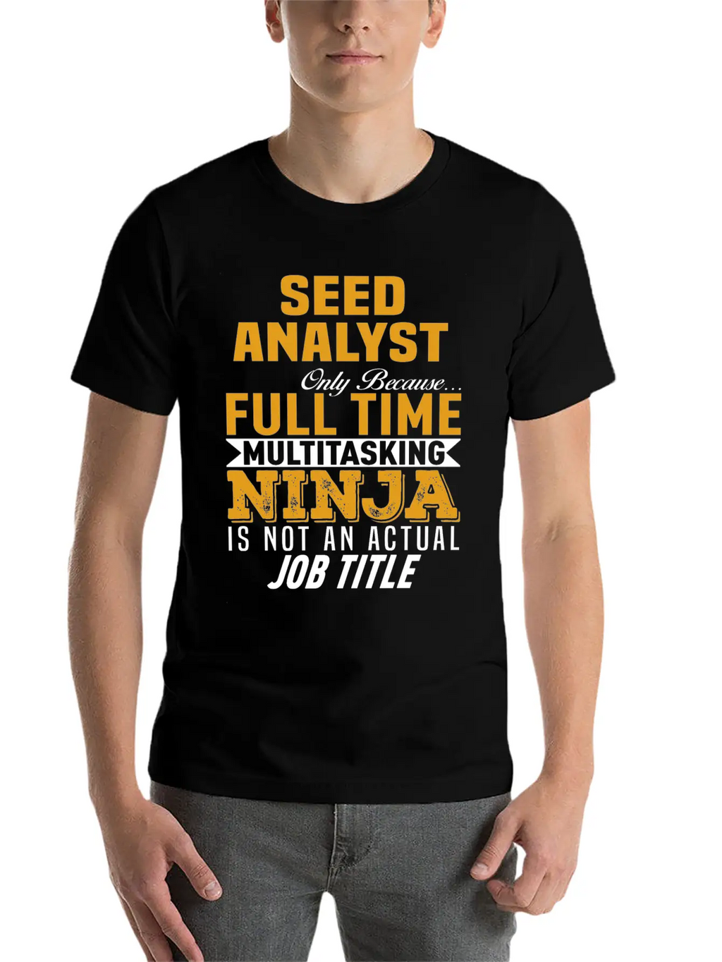 Seed Analyst Casual Graphic T-Shirt – Simple And Comfortable Daily Wear