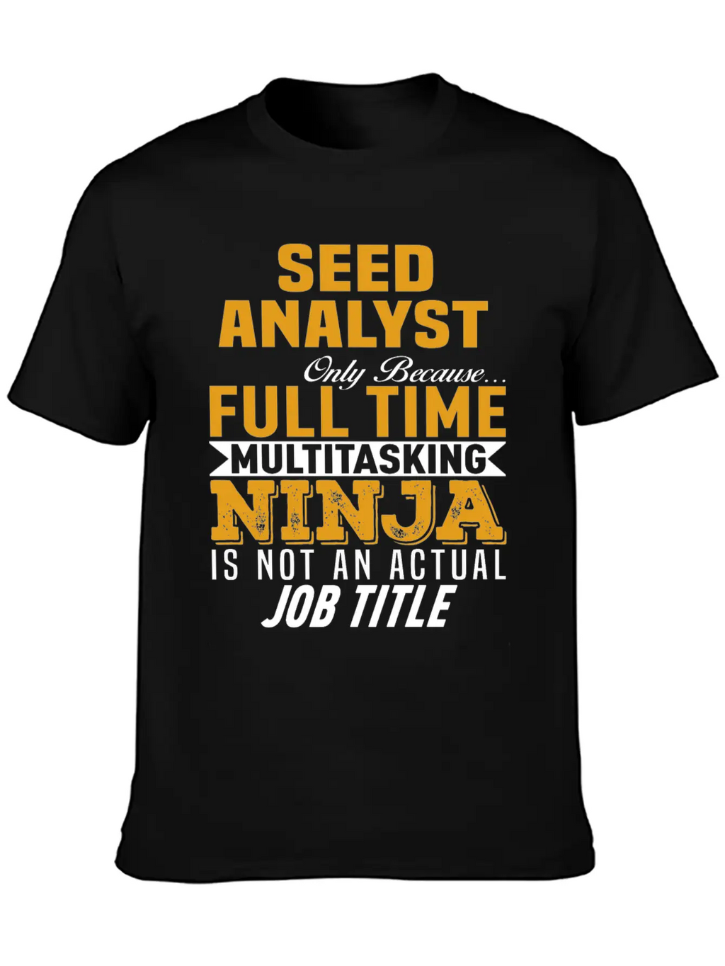 Seed Analyst Casual Graphic T-Shirt – Simple And Comfortable Daily Wear