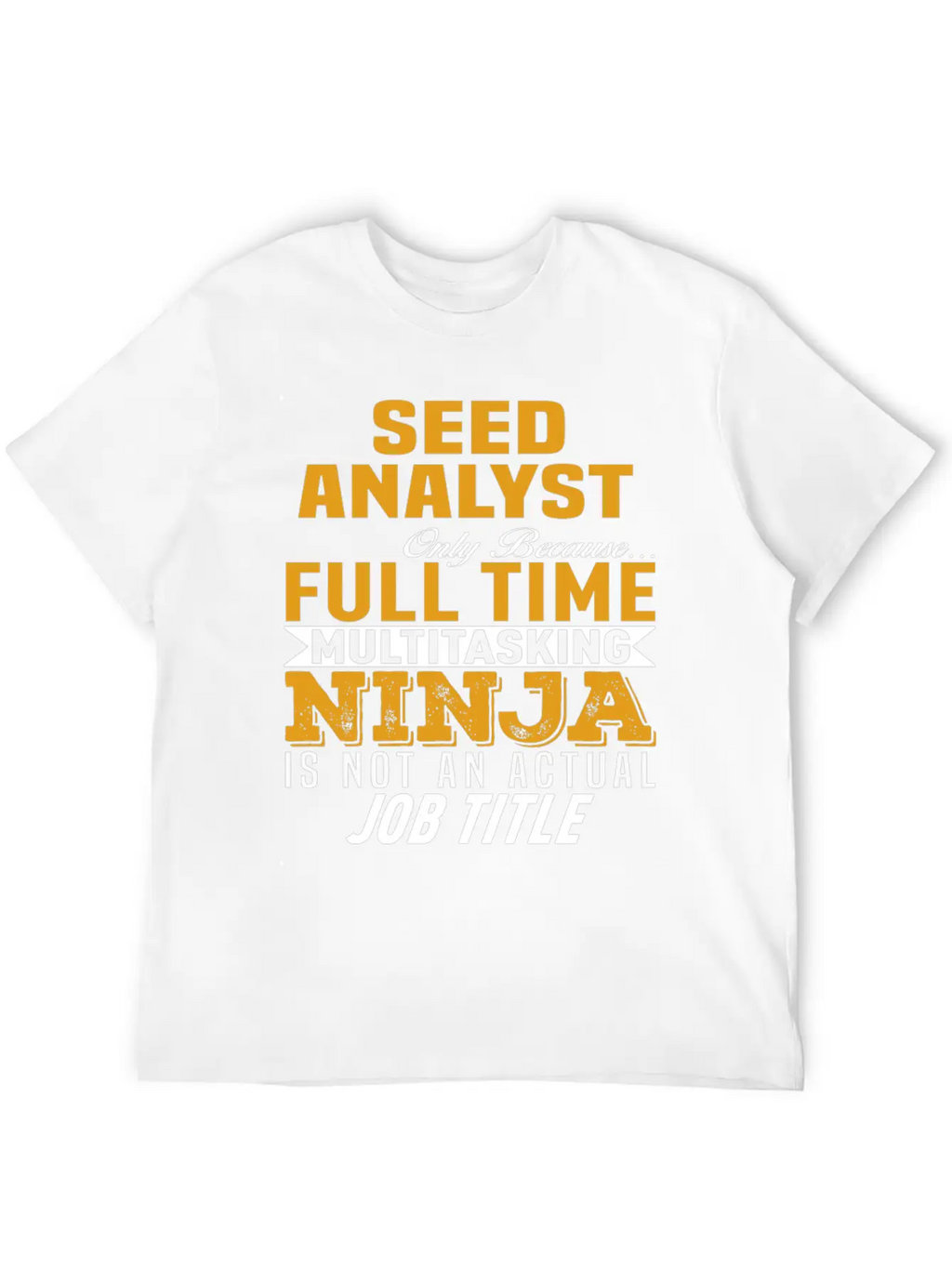 Seed Analyst Casual Graphic T-Shirt – Simple And Comfortable Daily Wear