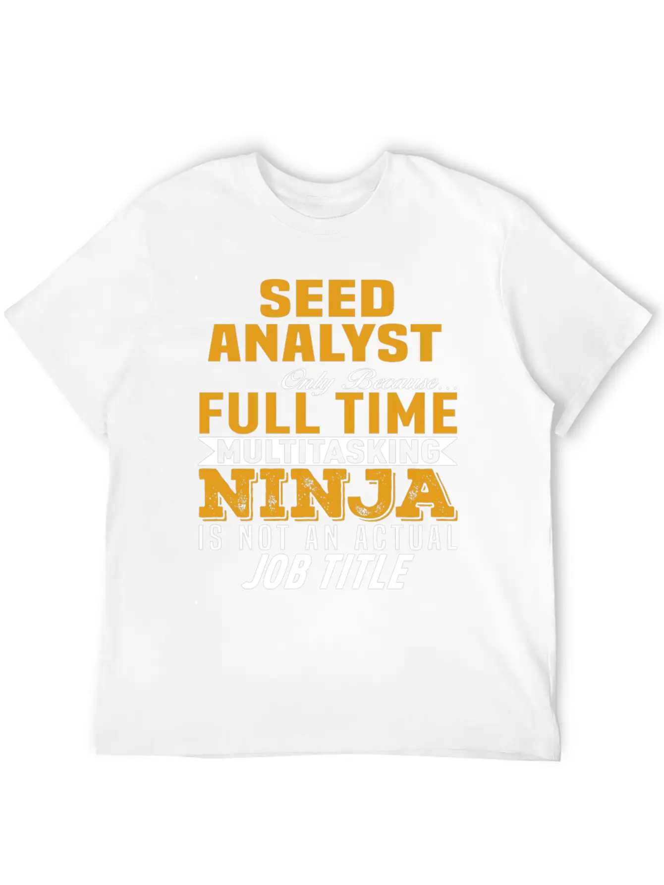 Seed Analyst Casual Graphic T-Shirt – Simple And Comfortable Daily Wear
