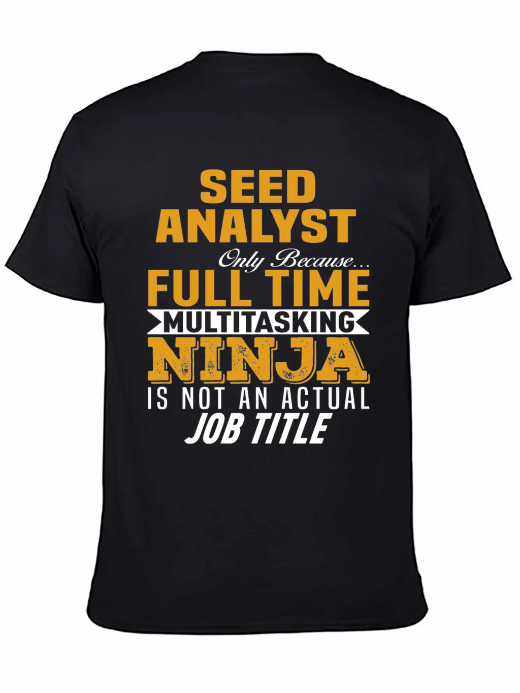 Seed Analyst Casual Graphic T-Shirt – Simple And Comfortable Daily Wear