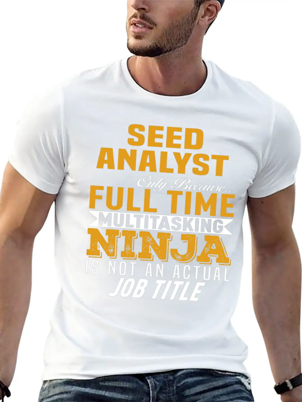 Seed Analyst Casual Graphic T-Shirt – Simple And Comfortable Daily Wear
