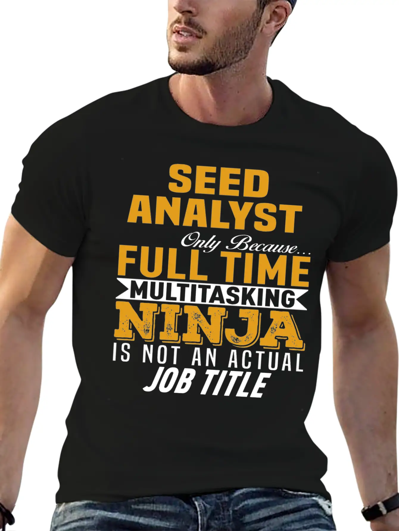 Seed Analyst Casual Graphic T-Shirt – Simple And Comfortable Daily Wear