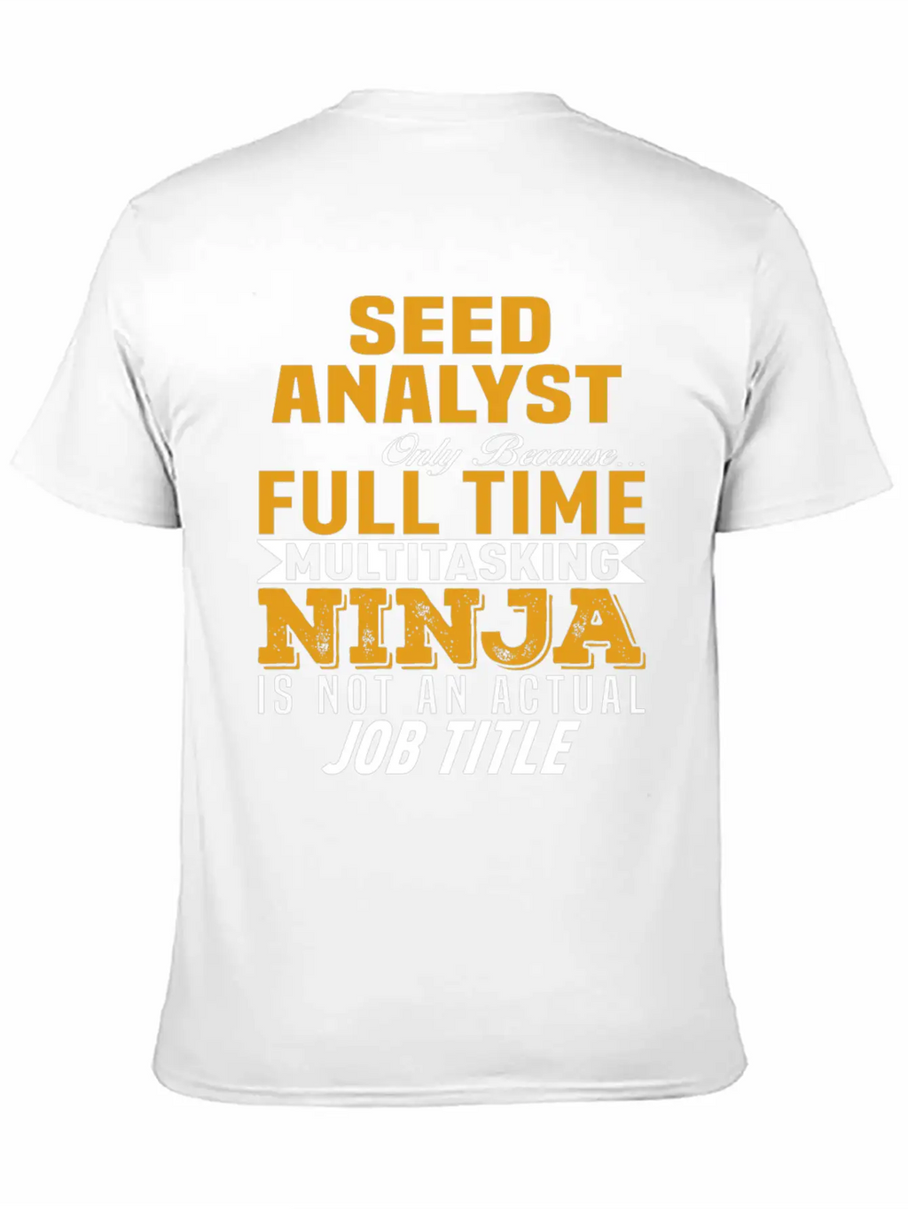 Seed Analyst Casual Graphic T-Shirt – Simple And Comfortable Daily Wear