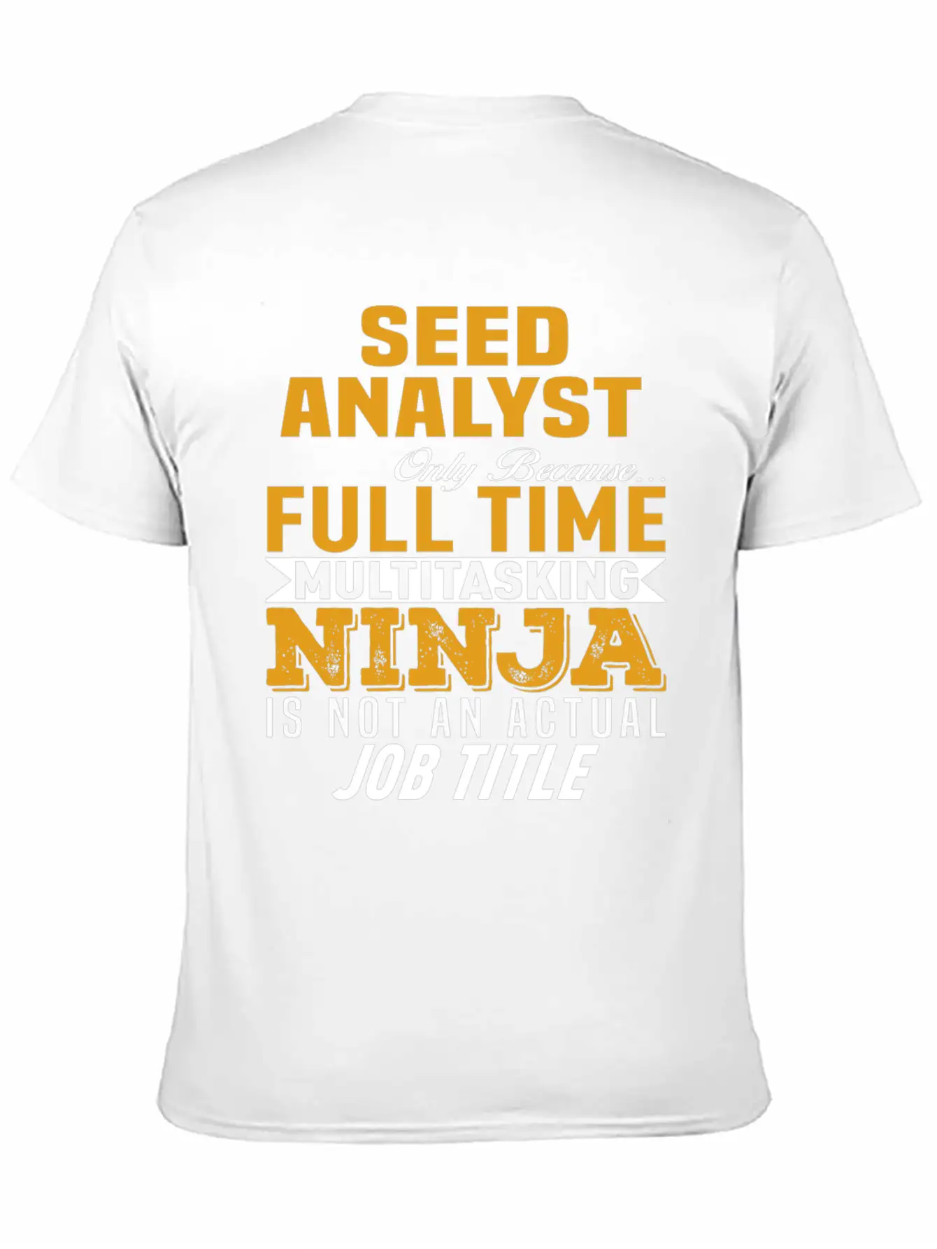 Seed Analyst Casual Graphic T-Shirt – Simple And Comfortable Daily Wear