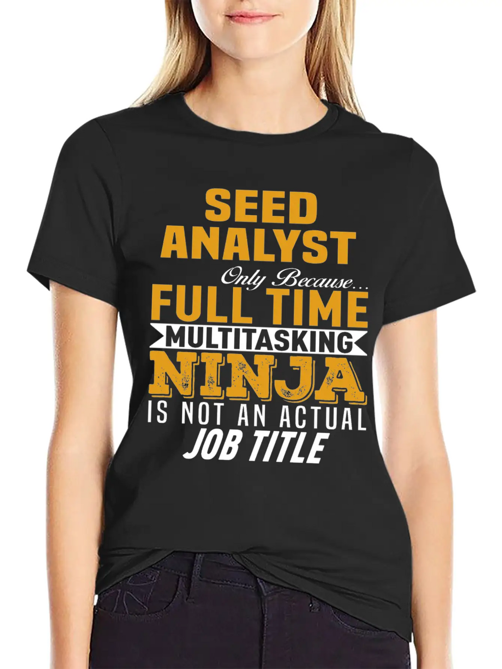 Seed Analyst Casual Graphic T-Shirt – Simple And Comfortable Daily Wear