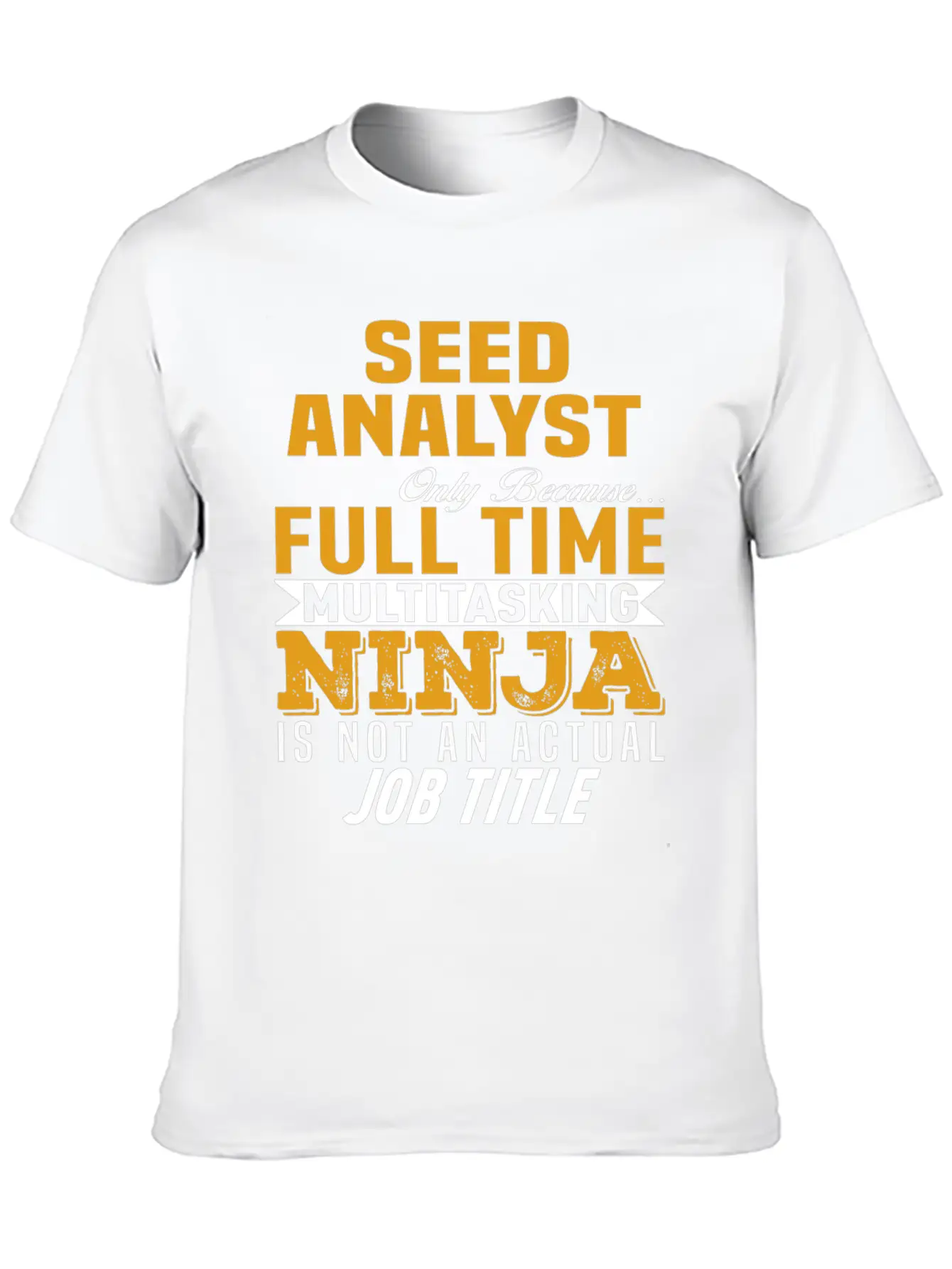 Seed Analyst Casual Graphic T-Shirt – Simple And Comfortable Daily Wear