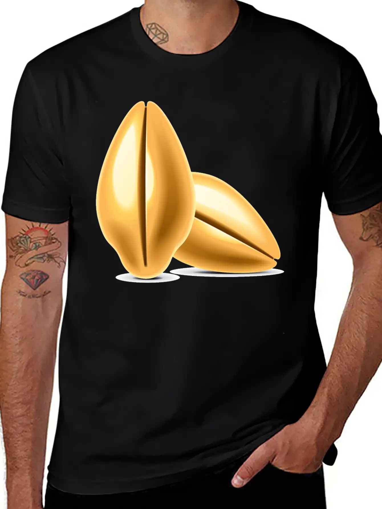 Seeds Unisex Short Sleeve Soft Cotton T-Shirt – Casual Everyday Wear
