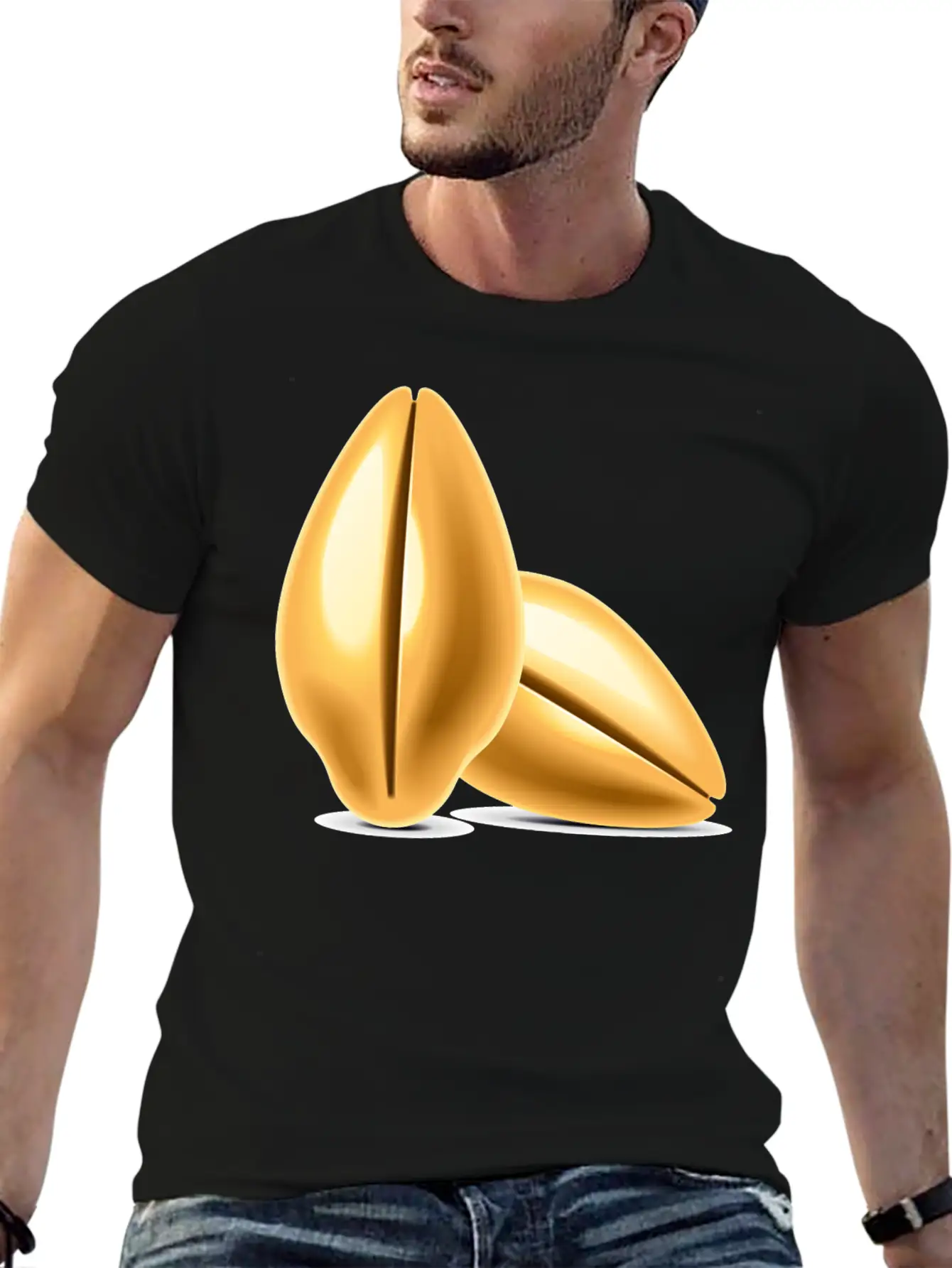 Seeds Unisex Short Sleeve Soft Cotton T-Shirt – Casual Everyday Wear