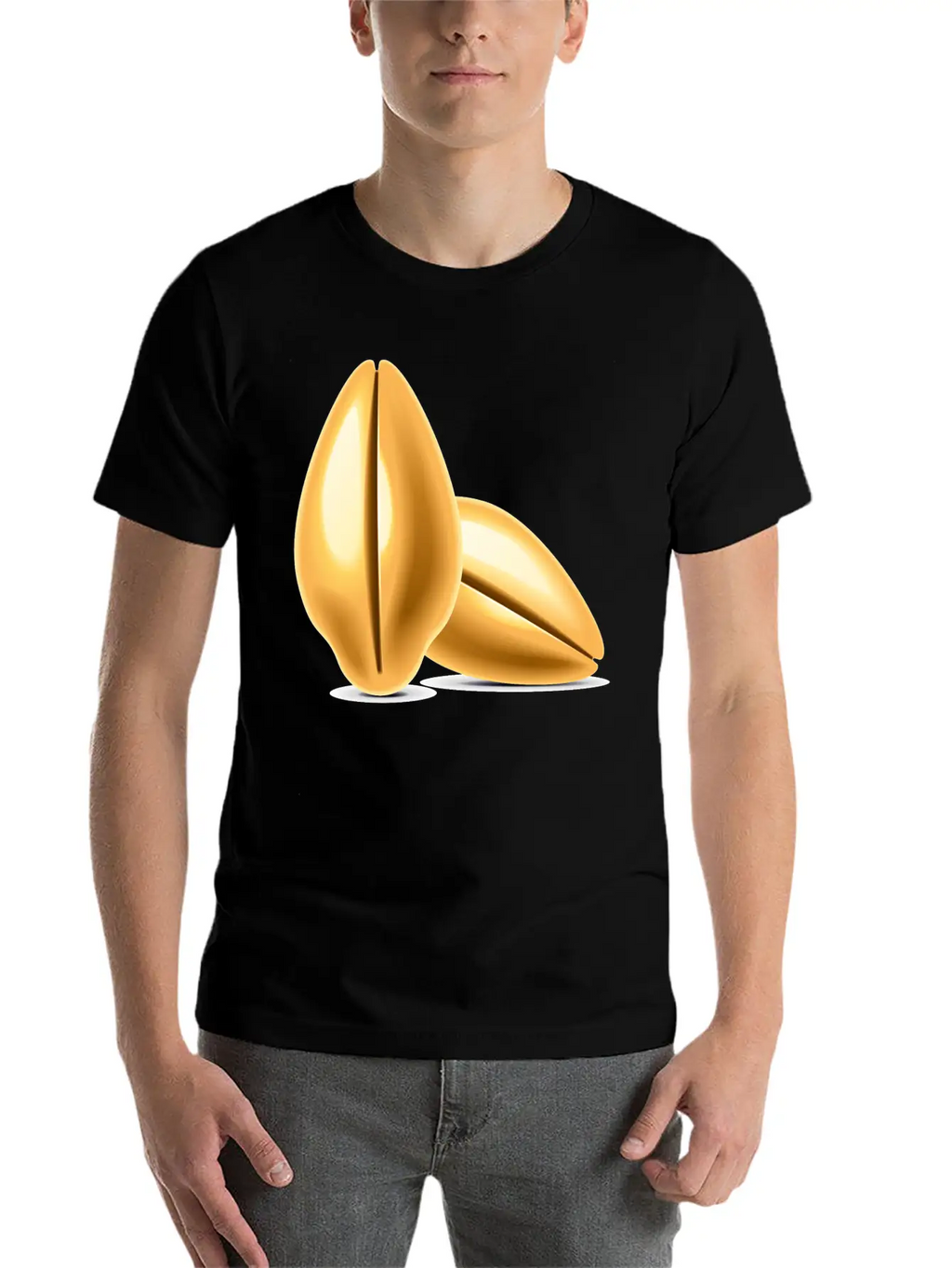 Seeds Unisex Short Sleeve Soft Cotton T-Shirt – Casual Everyday Wear