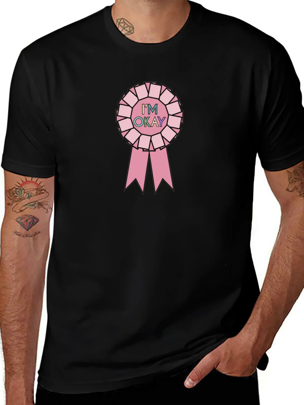 Self Care I'm Ok Unisex Casual T-Shirt – Clean Design For Daily Comfort
