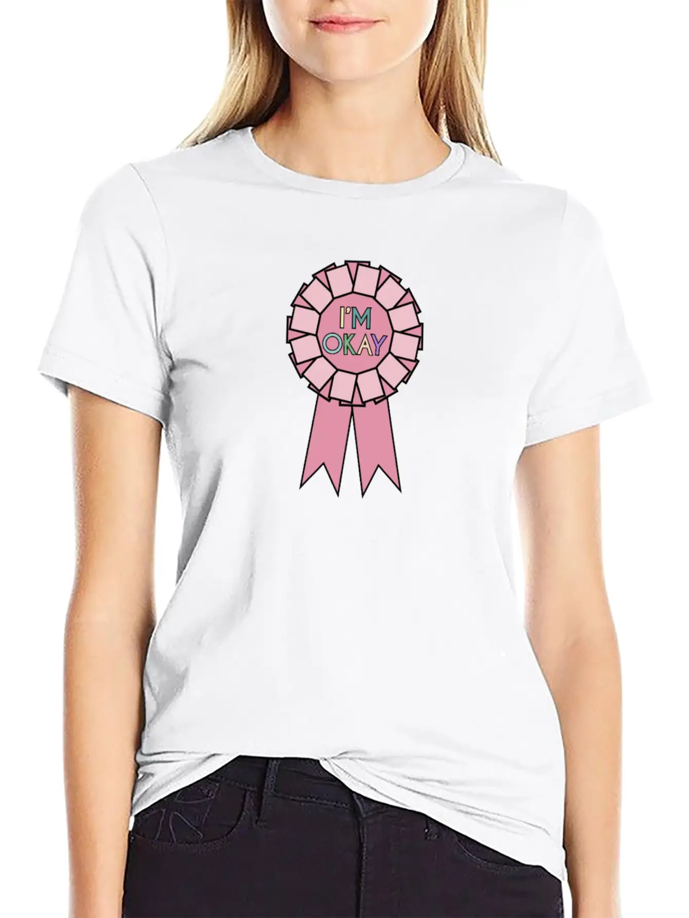 Self Care I'm Ok Unisex Casual T-Shirt – Clean Design For Daily Comfort