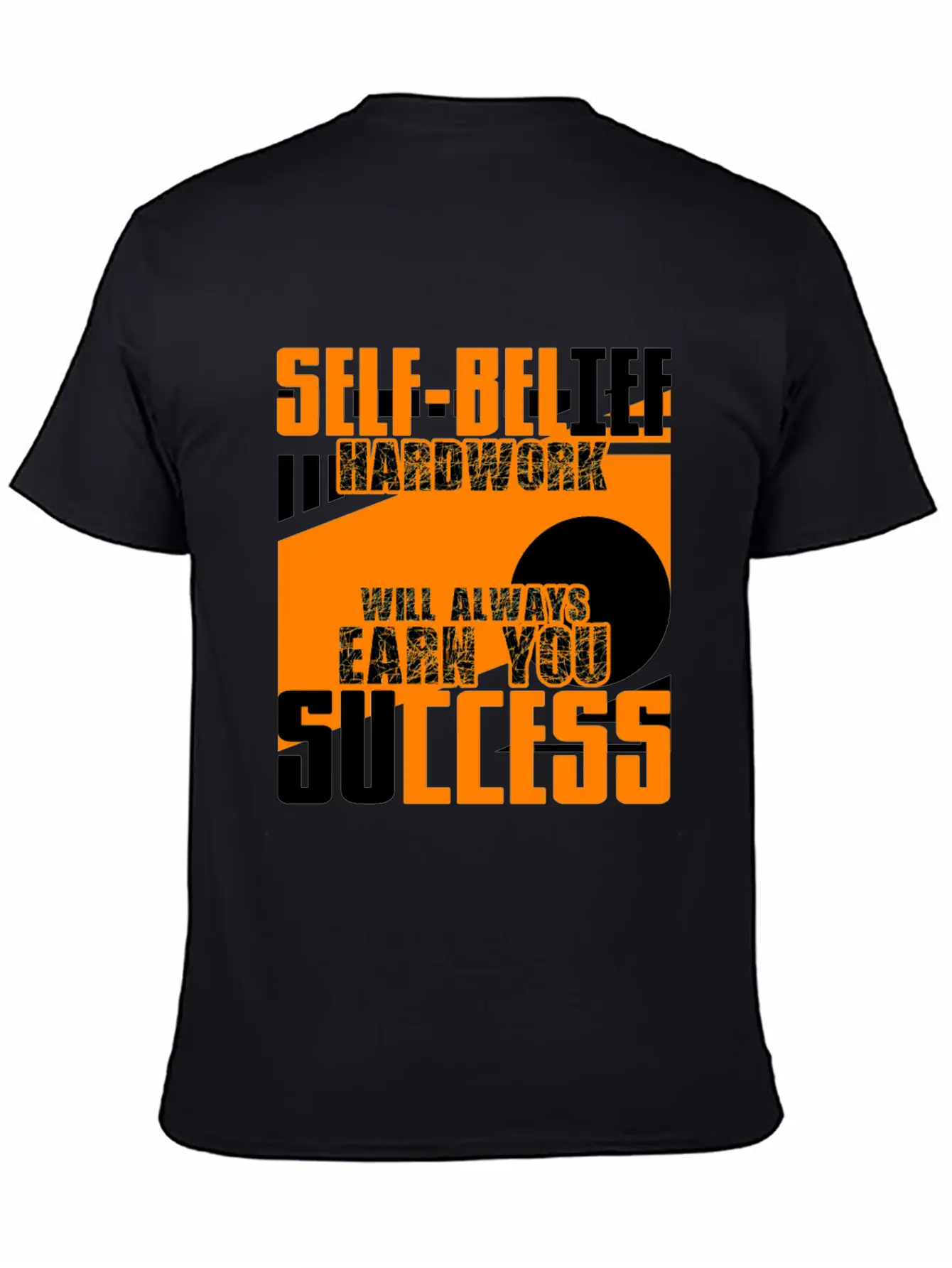 Self-confidence And Hard Work Unisex Short Sleeve Soft Cotton T-Shirt – Casual Everyday Wear
