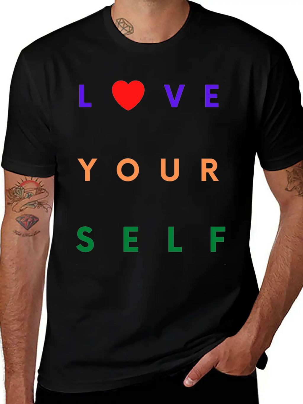 SELF Essential Cotton Tee For Daily Outfits – Unisex Style
