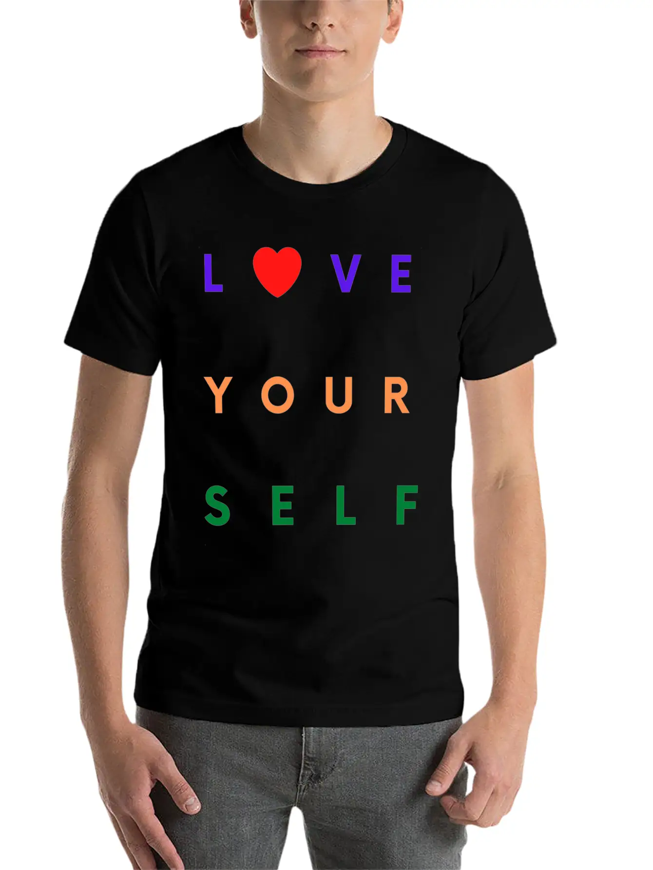 SELF Essential Cotton Tee For Daily Outfits – Unisex Style
