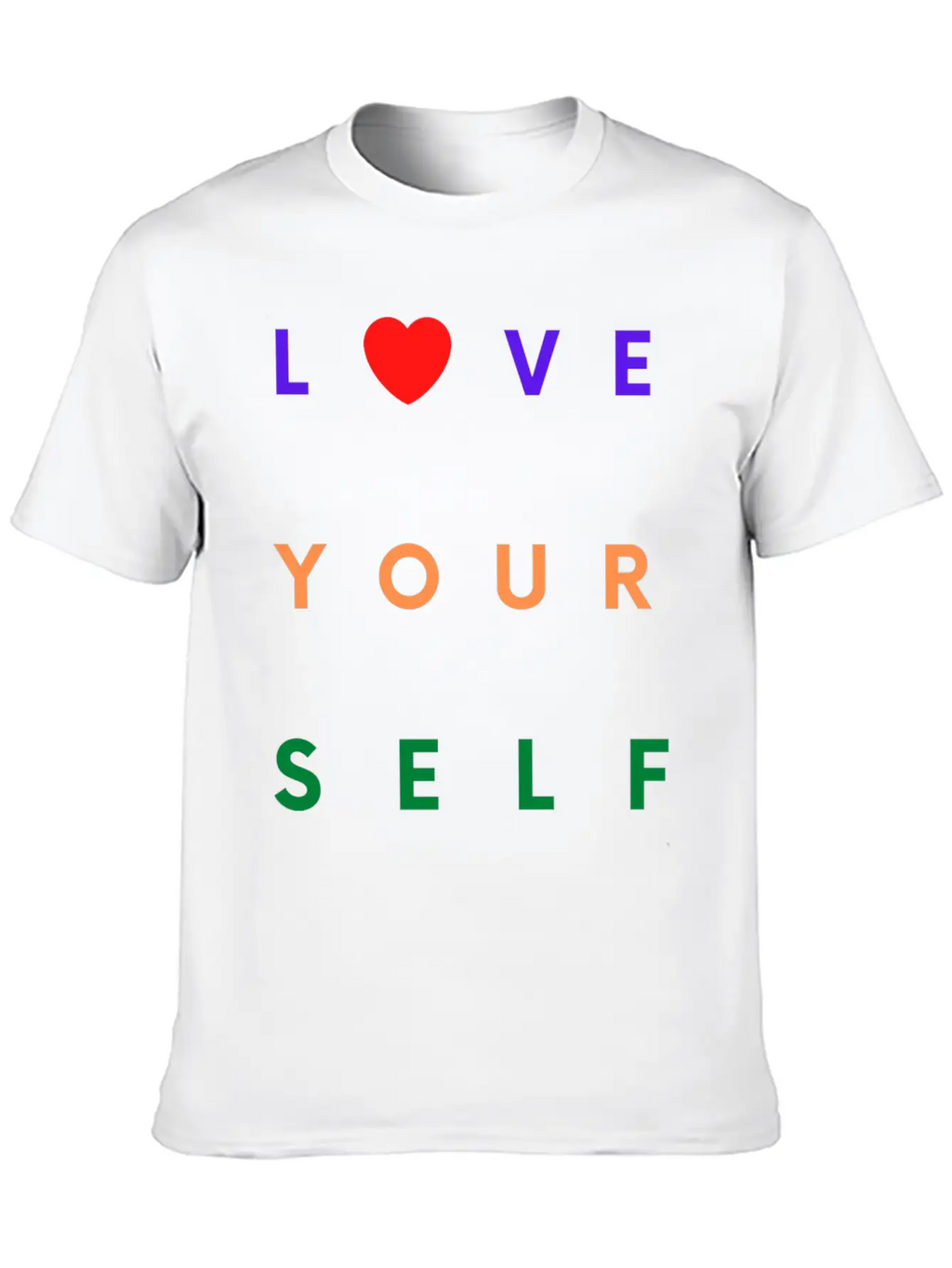SELF Essential Cotton Tee For Daily Outfits – Unisex Style