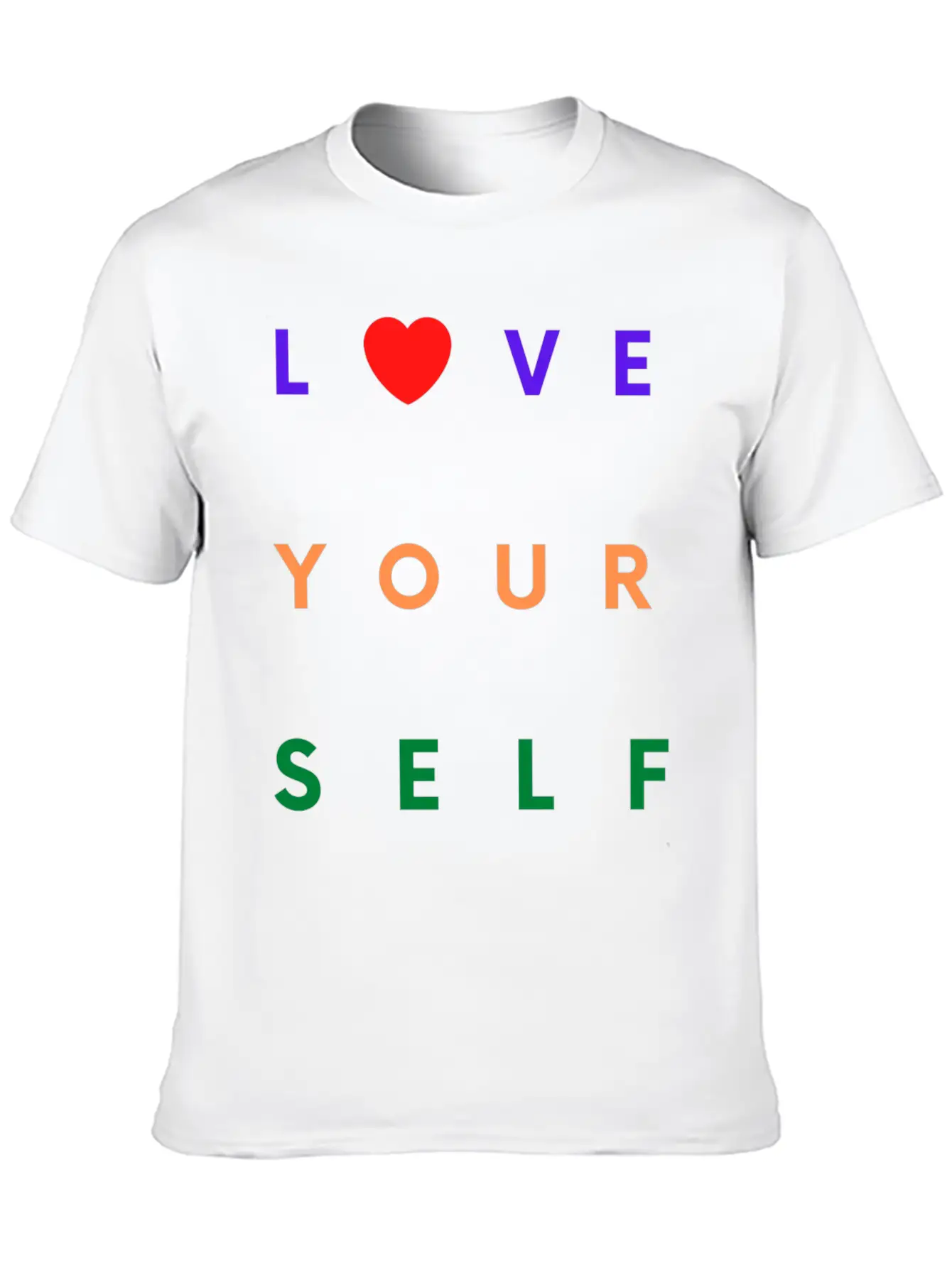 SELF Essential Cotton Tee For Daily Outfits – Unisex Style