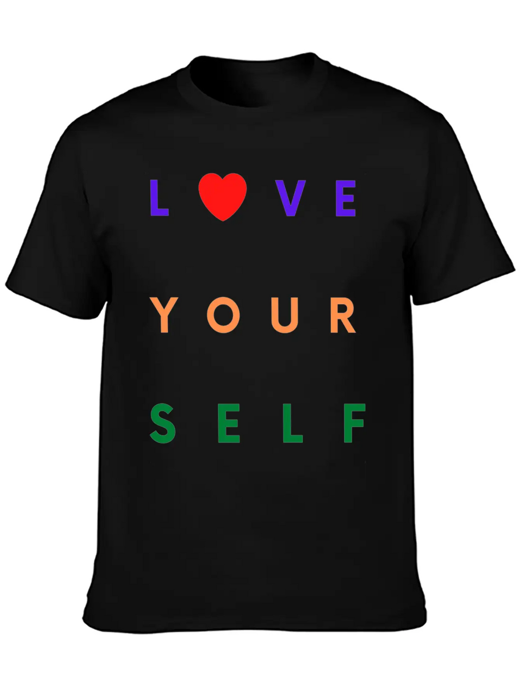 SELF Essential Cotton Tee For Daily Outfits – Unisex Style