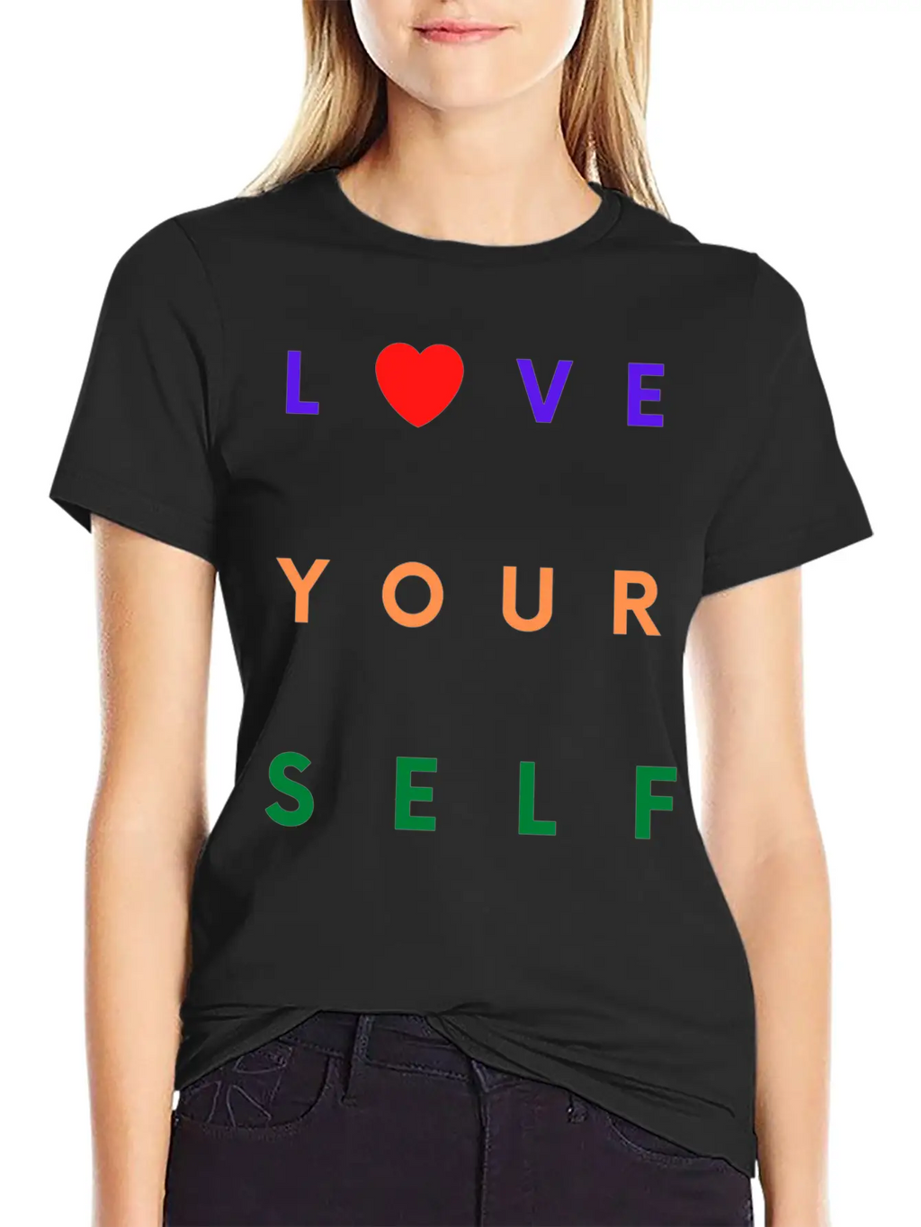 SELF Essential Cotton Tee For Daily Outfits – Unisex Style