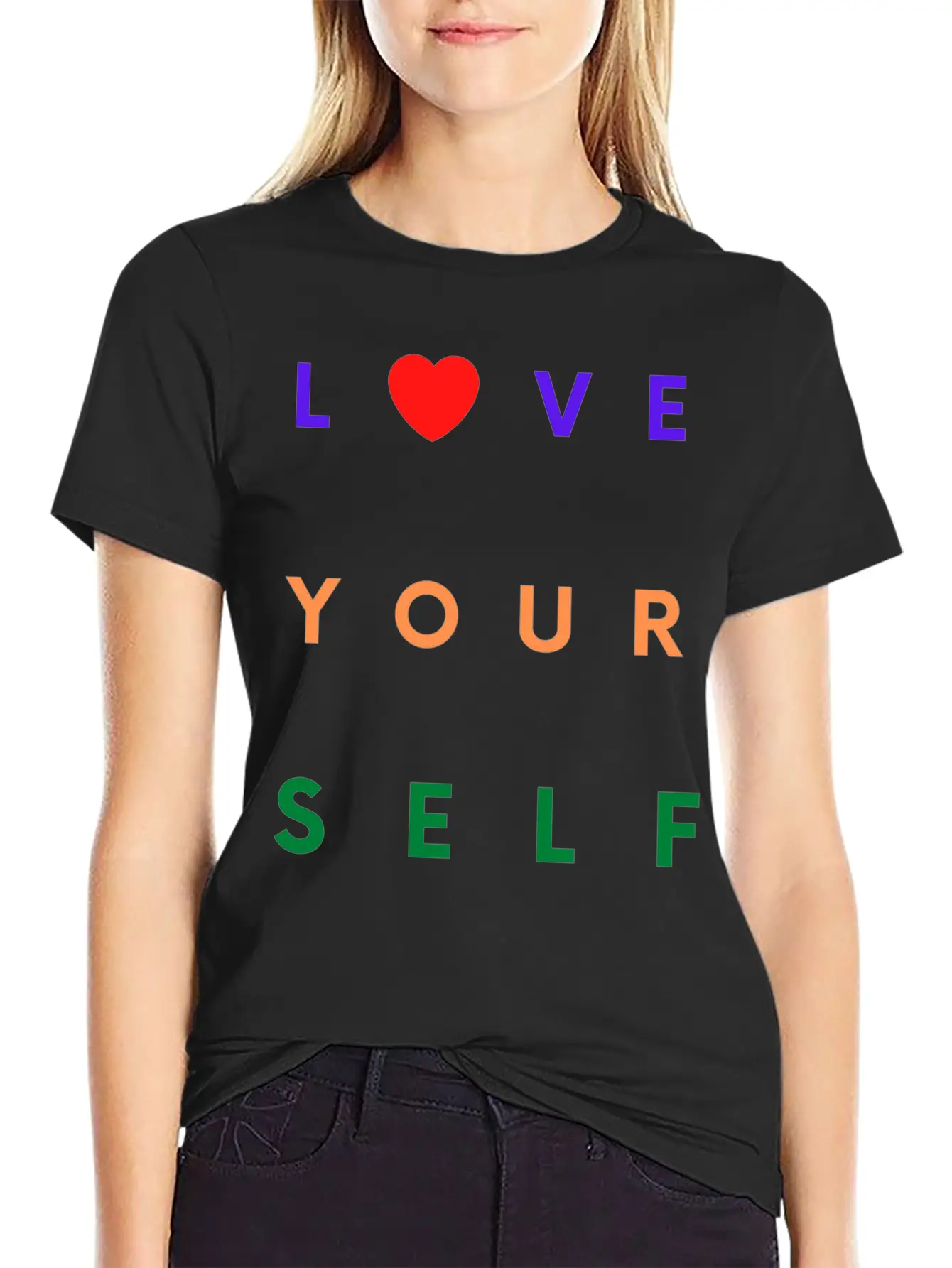 SELF Essential Cotton Tee For Daily Outfits – Unisex Style