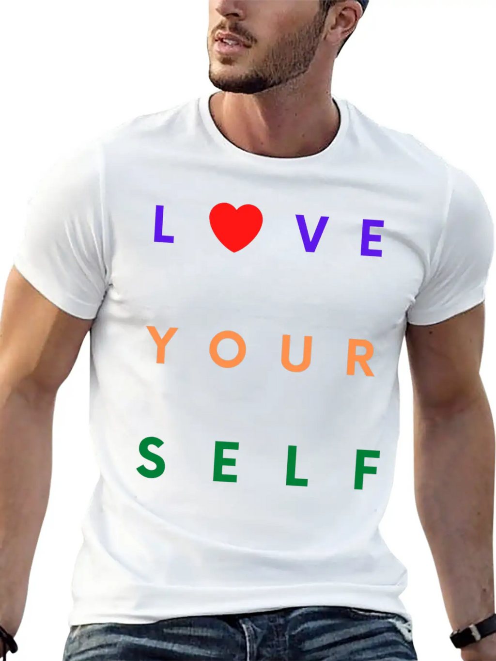 SELF Essential Cotton Tee For Daily Outfits – Unisex Style