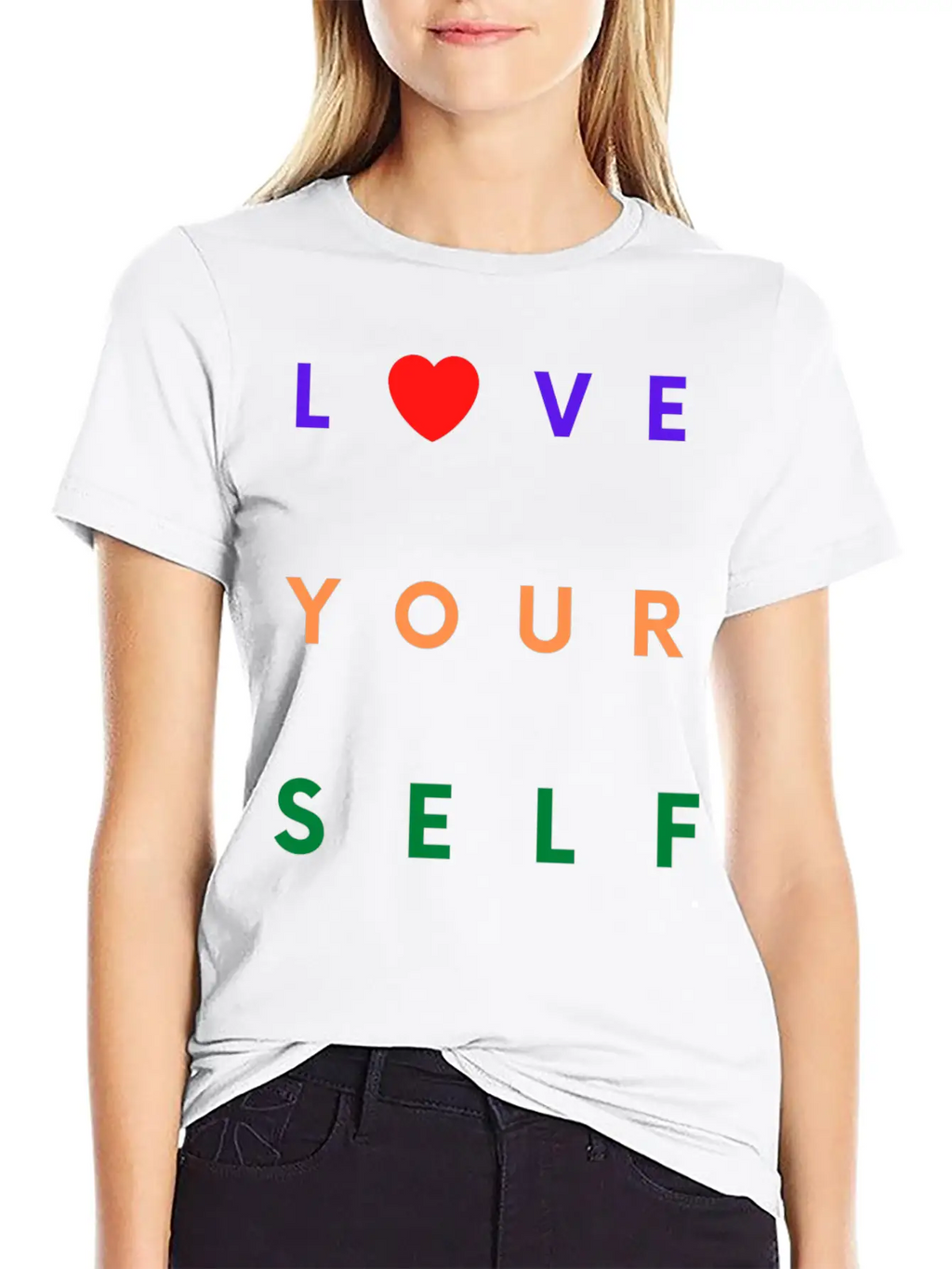 SELF Essential Cotton Tee For Daily Outfits – Unisex Style