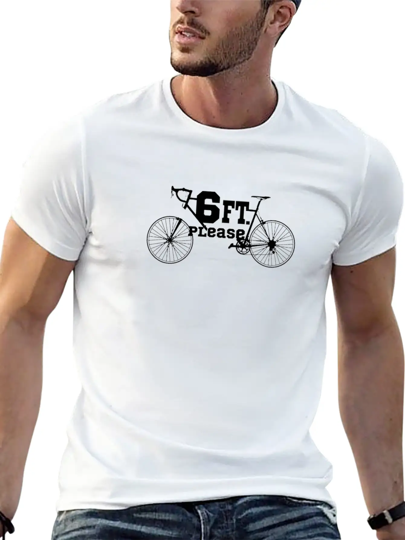 Self Isolation Six Feet Please Biker Classic Fit Graphic Tee For Daily Comfort – Unisex Cotton Shirt
