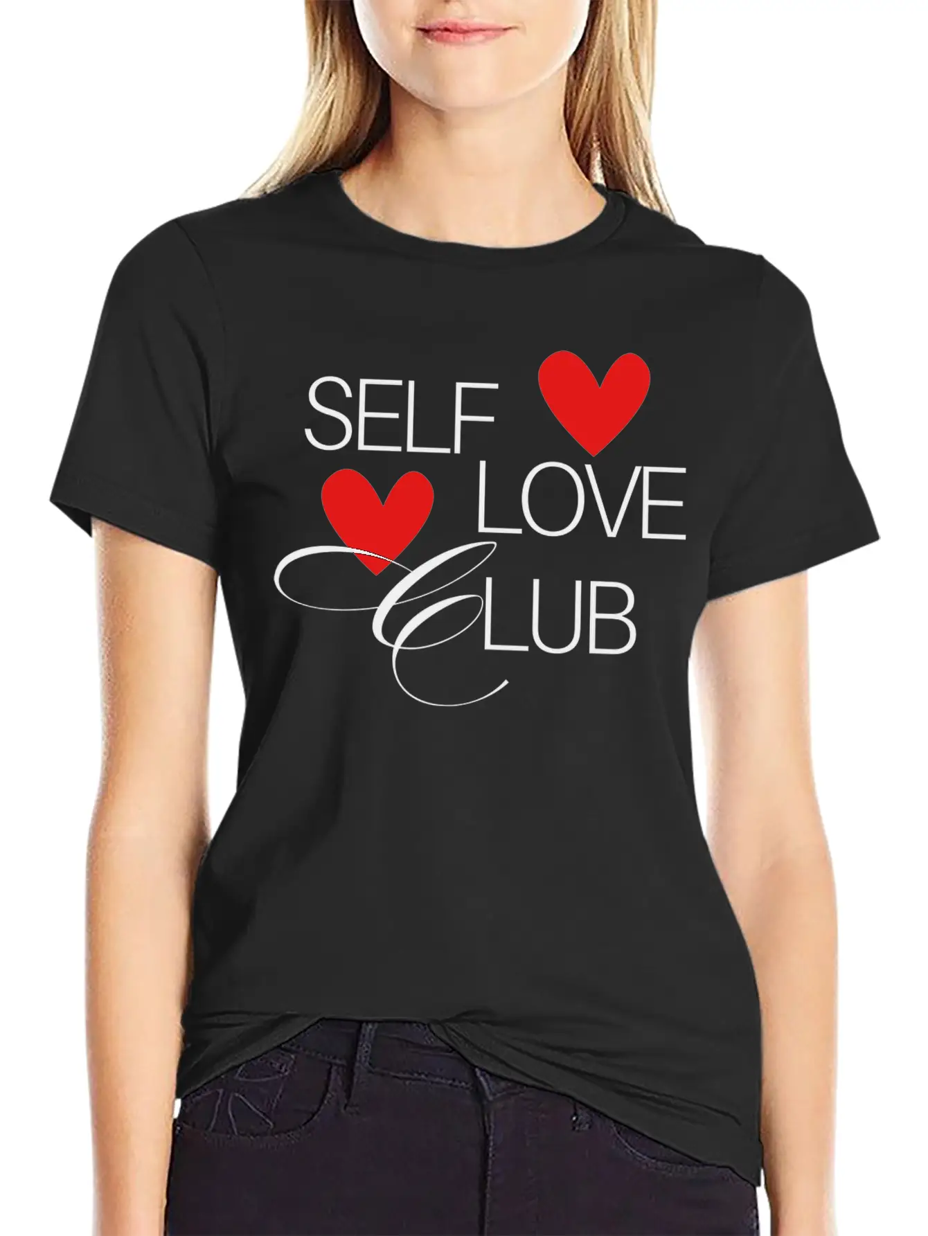 Self Love Club Breathable Soft Cotton T-Shirt – Timeless Casual Look