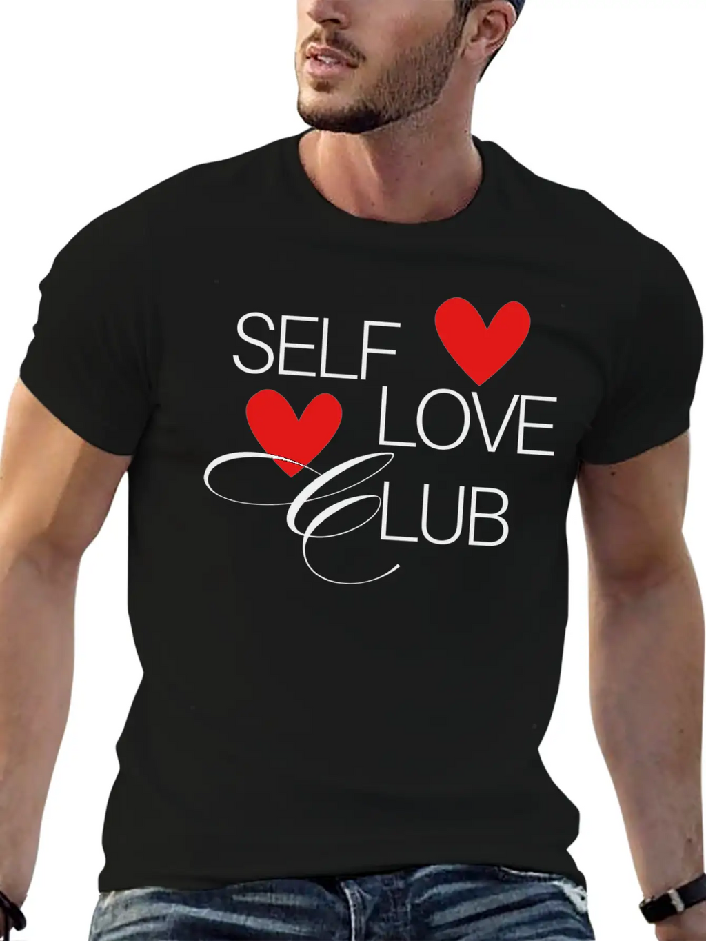 Self Love Club Breathable Soft Cotton T-Shirt – Timeless Casual Look