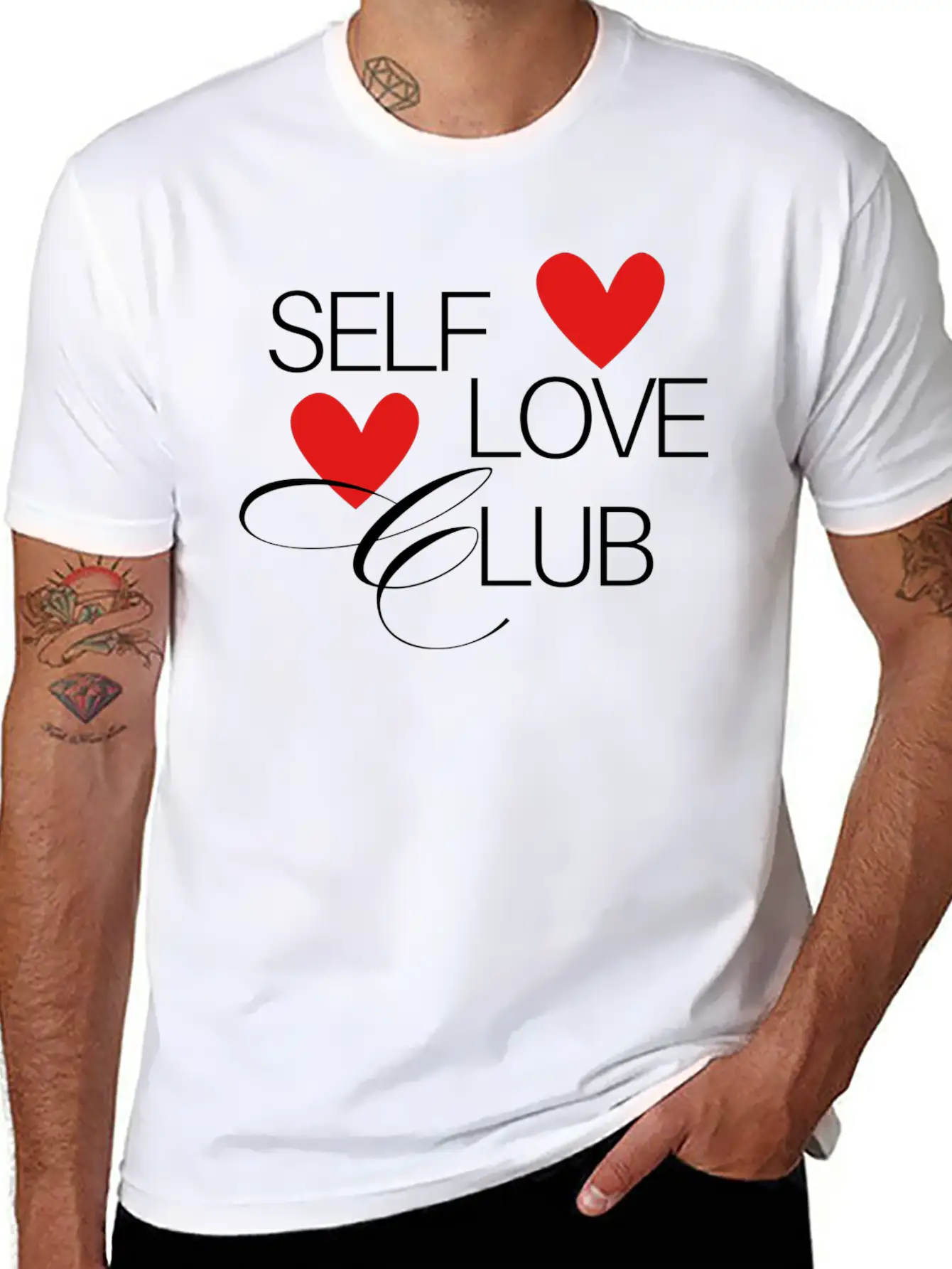 Self Love Club Breathable Soft Cotton T-Shirt – Timeless Casual Look