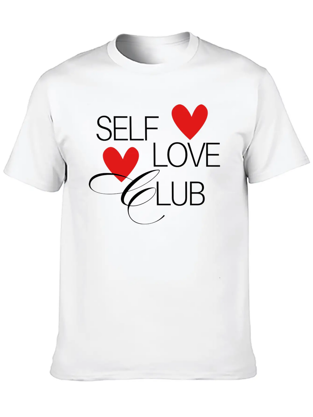 Self Love Club Breathable Soft Cotton T-Shirt – Timeless Casual Look