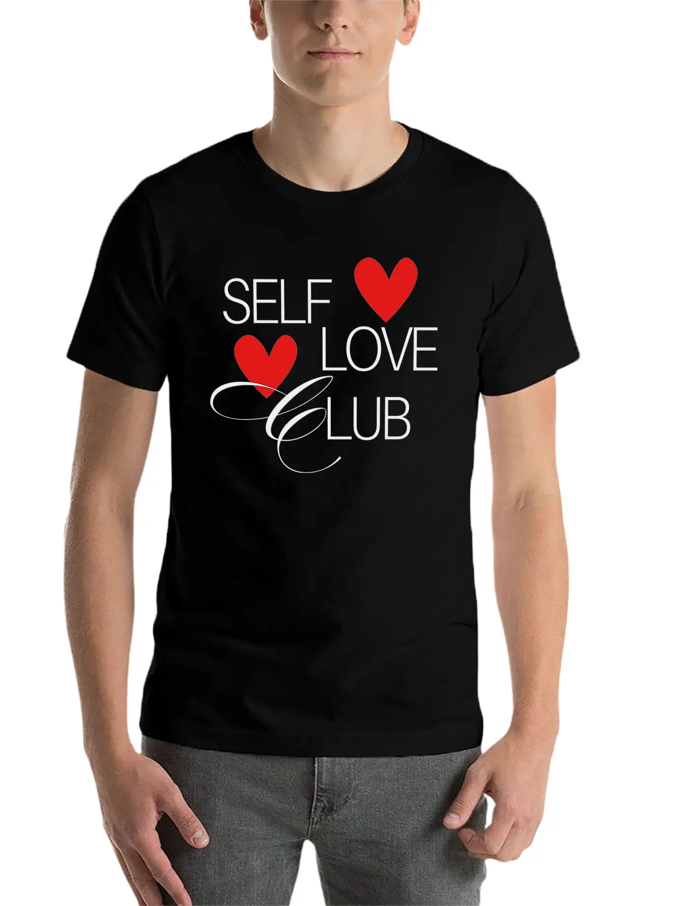 Self Love Club Breathable Soft Cotton T-Shirt – Timeless Casual Look