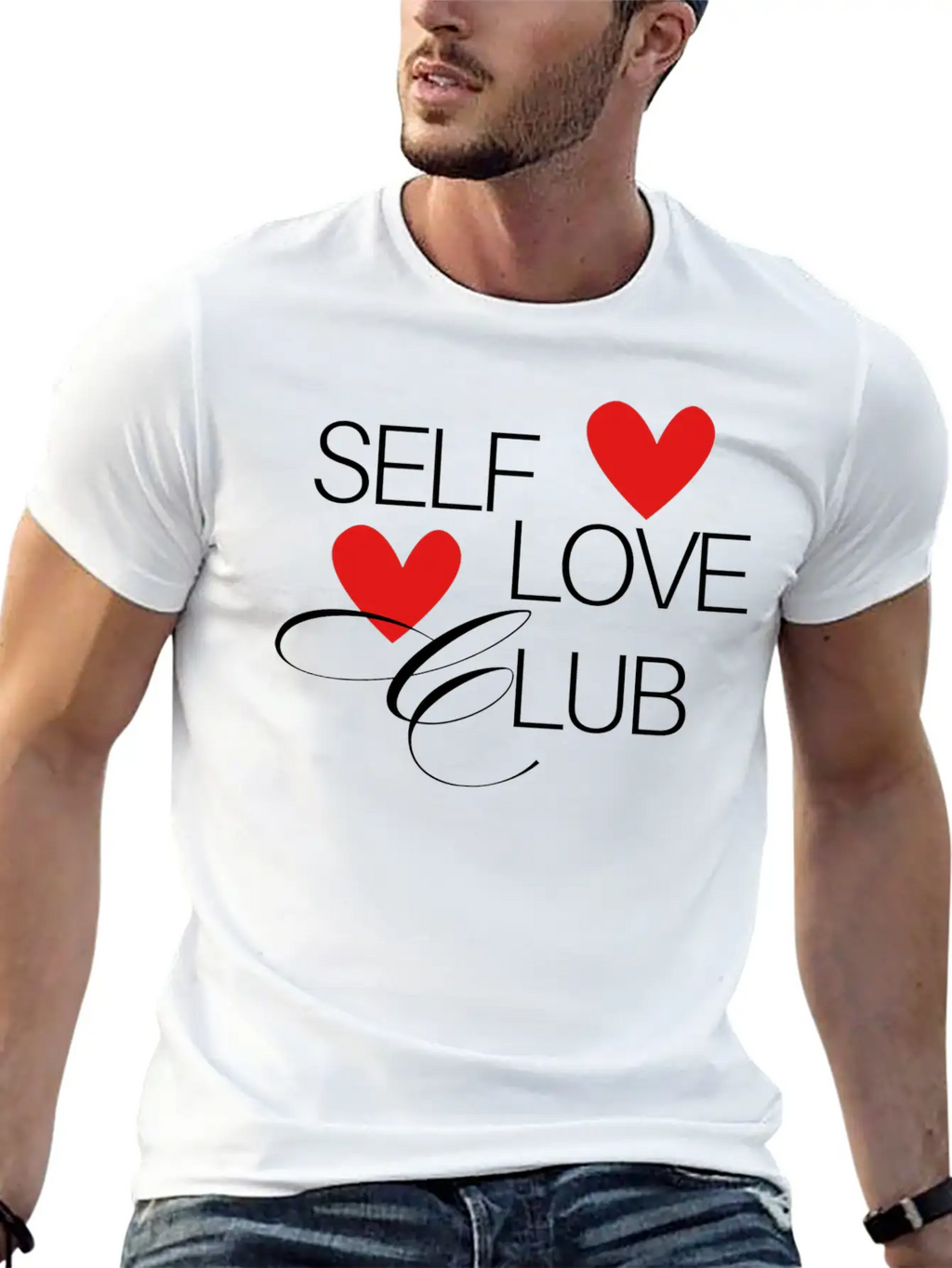 Self Love Club Breathable Soft Cotton T-Shirt – Timeless Casual Look