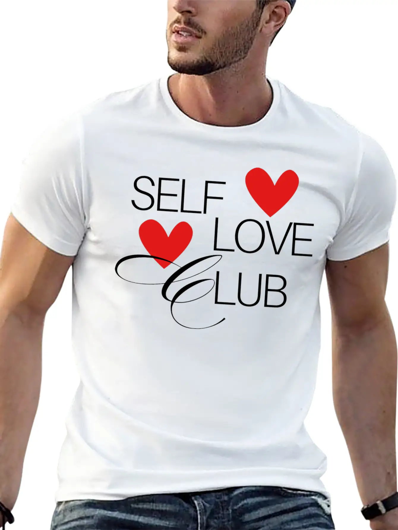Self Love Club Breathable Soft Cotton T-Shirt – Timeless Casual Look