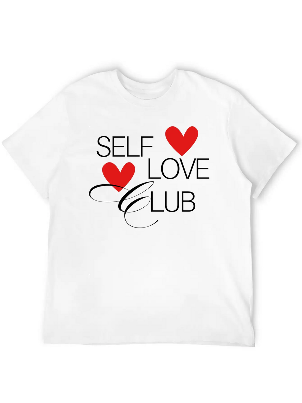Self Love Club Breathable Soft Cotton T-Shirt – Timeless Casual Look