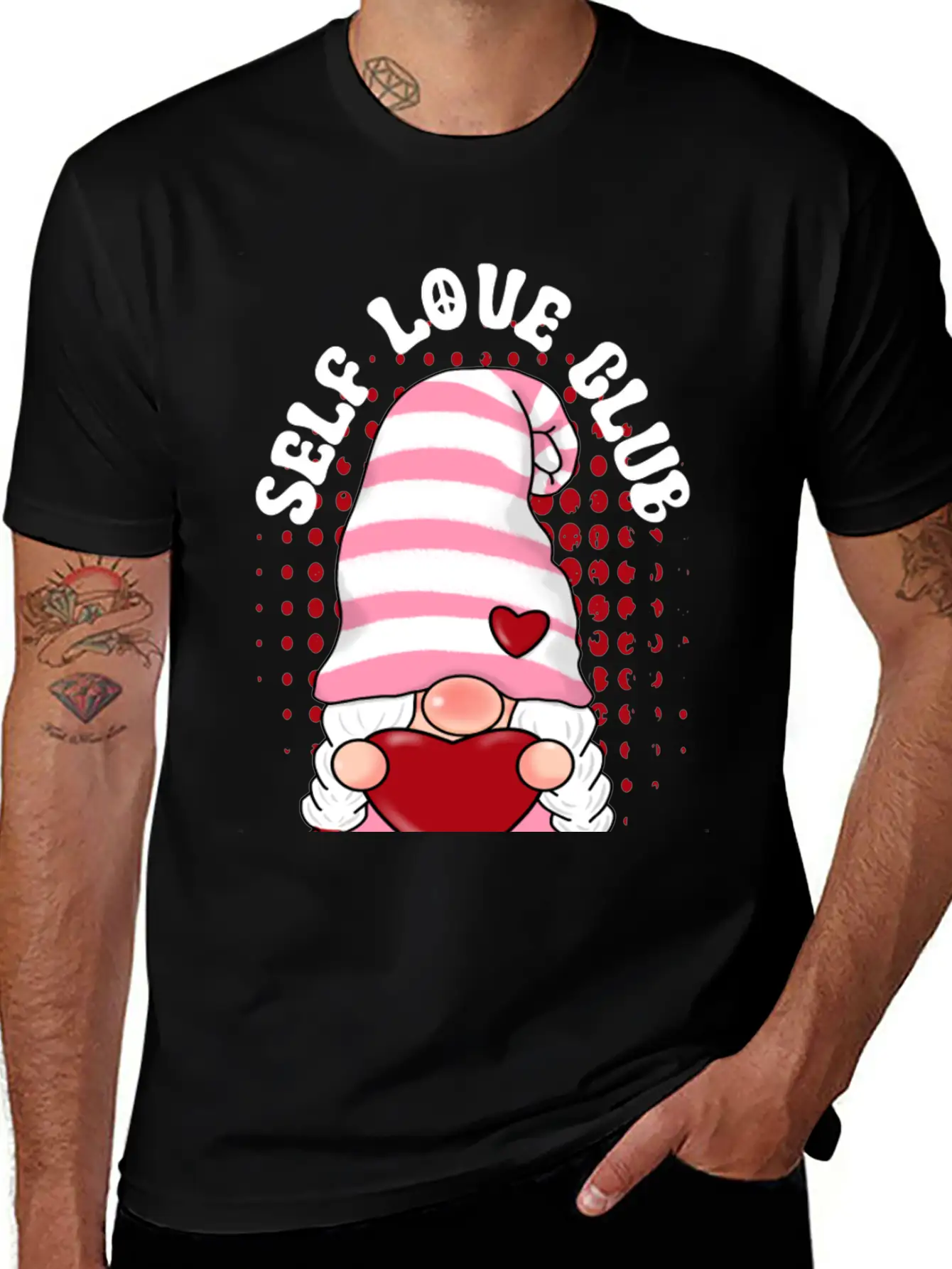 Self Love Club , Positivity Casual Graphic T-Shirt – Simple And Comfortable Daily Wear